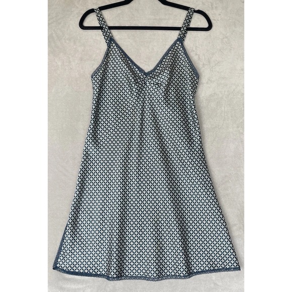 Jones New York Other - Jones New York Women's S Satin Babydoll Slip Nightie Aqua Blue Chemise Lace Sexy